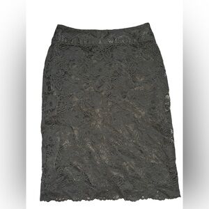 Banana Republic Black Lace Skirt